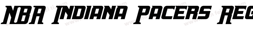 NBA Indiana Pacers Regular字体转换